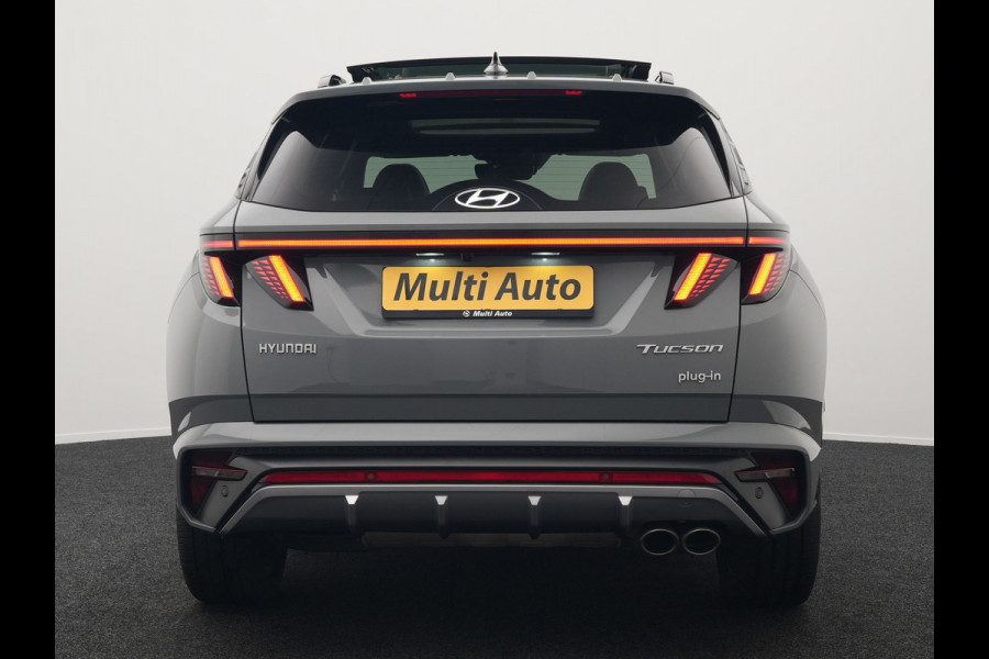 Hyundai Tucson 1.6 T-GDI N Line Sky 4WD Plug In Hybrid 265pk PHEV | Panodak | Alcantara Sportstoelen Memory & Ventilatie | Adaptive Cruise | Camera | Keyless | Krell Premium Sound | Apple Carplay | 19"L.M | Stuurverwarming |