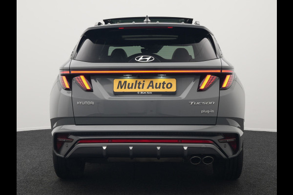 Hyundai Tucson 1.6 T-GDI N Line Sky 4WD Plug In Hybrid 265pk PHEV | Panodak | Alcantara Sportstoelen Memory & Ventilatie | Adaptive Cruise | Camera | Keyless | Krell Premium Sound | Apple Carplay | 19"L.M | Stuurverwarming |