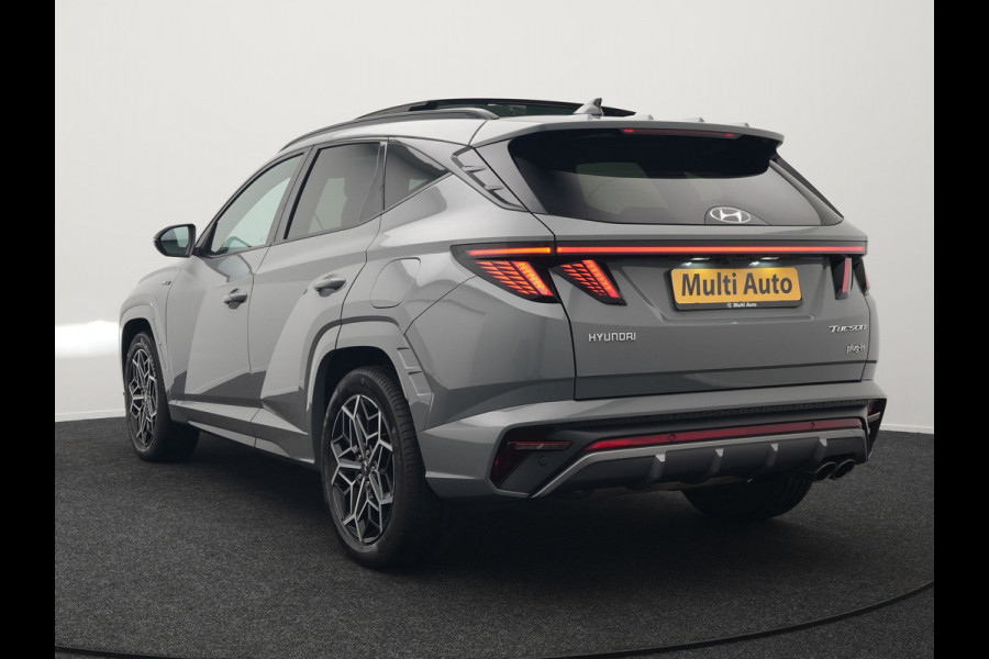 Hyundai Tucson 1.6 T-GDI N Line Sky 4WD Plug In Hybrid 265pk PHEV | Panodak | Alcantara Sportstoelen Memory & Ventilatie | Adaptive Cruise | Camera | Keyless | Krell Premium Sound | Apple Carplay | 19"L.M | Stuurverwarming |