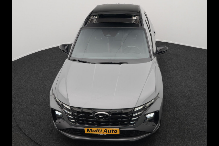 Hyundai Tucson 1.6 T-GDI N Line Sky 4WD Plug In Hybrid 265pk PHEV | Panodak | Alcantara Sportstoelen Memory & Ventilatie | Adaptive Cruise | Camera | Keyless | Krell Premium Sound | Apple Carplay | 19"L.M | Stuurverwarming |
