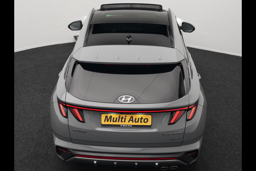 Hyundai Tucson 1.6 T-GDI N Line Sky 4WD Plug In Hybrid 265pk PHEV | Panodak | Alcantara Sportstoelen Memory & Ventilatie | Adaptive Cruise | Camera | Keyless | Krell Premium Sound | Apple Carplay | 19"L.M | Stuurverwarming |