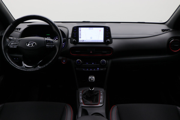 Hyundai Kona 1.0T Premium LED, Apple Carplay, Krell Audio, Stuur-/Stoelverw., Keyless, Camera, 18"