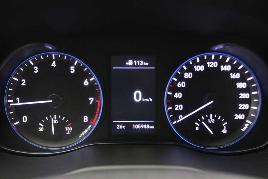 Hyundai Kona 1.0T Premium LED, Apple Carplay, Krell Audio, Stuur-/Stoelverw., Keyless, Camera, 18"