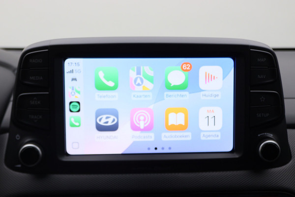 Hyundai Kona 1.0T Premium LED, Apple Carplay, Krell Audio, Stuur-/Stoelverw., Keyless, Camera, 18"