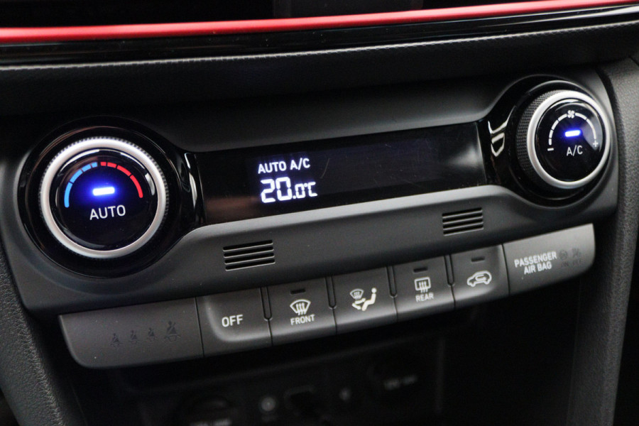 Hyundai Kona 1.0T Premium LED, Apple Carplay, Krell Audio, Stuur-/Stoelverw., Keyless, Camera, 18"