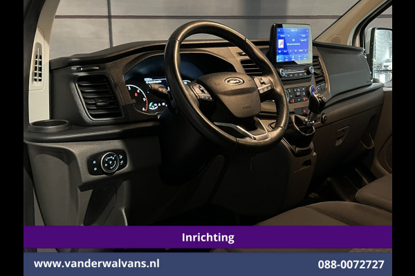 Ford Transit Custom 2.0 TDCI L2H1 Inrichting Euro6 Airco | Navigatie | Camera | LED | Cruisecontrol | Apple Carplay Parkeersensoren, Verwarmde voorruit, Stoelverwarming, Bijrijdersbank, 2800kg trekvermogen