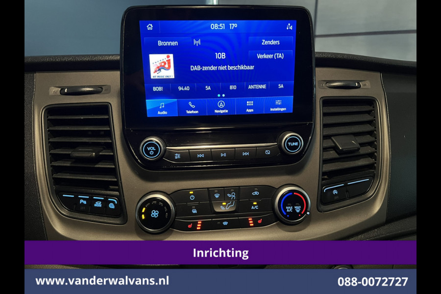 Ford Transit Custom 2.0 TDCI L2H1 Inrichting Euro6 Airco | Navigatie | Camera | LED | Cruisecontrol | Apple Carplay Parkeersensoren, Verwarmde voorruit, Stoelverwarming, Bijrijdersbank, 2800kg trekvermogen