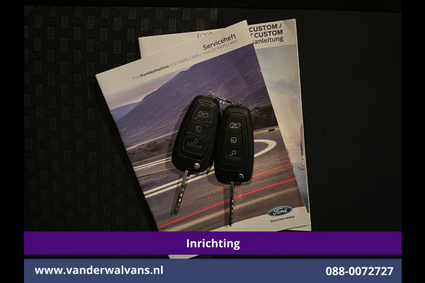 Ford Transit Custom 2.0 TDCI L2H1 Inrichting Euro6 Airco | Navigatie | Camera | LED | Cruisecontrol | Apple Carplay Parkeersensoren, Verwarmde voorruit, Stoelverwarming, Bijrijdersbank, 2800kg trekvermogen