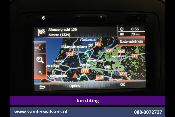 Opel Vivaro 1.6 CDTI 126pk L1H1 Inrichting Euro6 Airco | Navigatie | LED | Cruisecontrol | Trekhaak Parkeersensoren, Bijrijdersbank