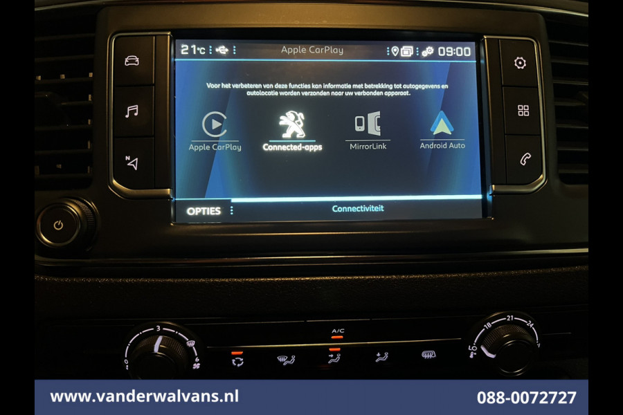 Peugeot Expert 2.0 BlueHDI 123pk L1H1 Euro6 Airco | Camera | Navigatie | Apple Carplay | Android Auto | 2500kg Trekhaak Cruisecontrol, Parkeersensoren, Bijrijdersbank