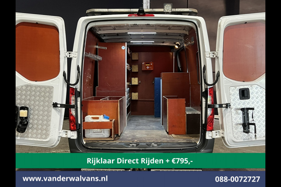 Mercedes-Benz Sprinter 316 CDI 164pk Automaat 3500kg Trekhaak L2H1 Inrichting Euro6 *Rijklaar direct rijden* Airco | Omvormer | Camera Apple Carplay, Android Auto, Cruisecontrol, Parkeersensoren
