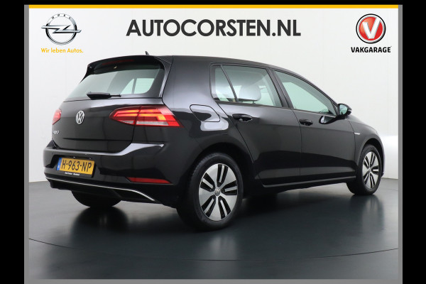 Volkswagen e-Golf E-DITION AUT. Adaptive Cruise Apple Carplay Android Navi Climatronic Pdc Led Regen-Lichtsensor 36kWh Bluetooth Car-Net App-Connect Licht-/regensensor App-Connect 1e Eigenaar, 8 jaar of 160.000 kilometer garantie op de hoogvoltaccu vanaf nieuw