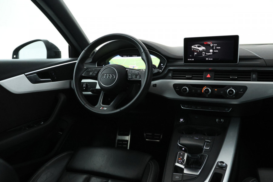 Audi A4 Limousine 2.0 TFSI MHEV Sport S line black edition Leer, Virtual dash! S-Line, Trekhaak