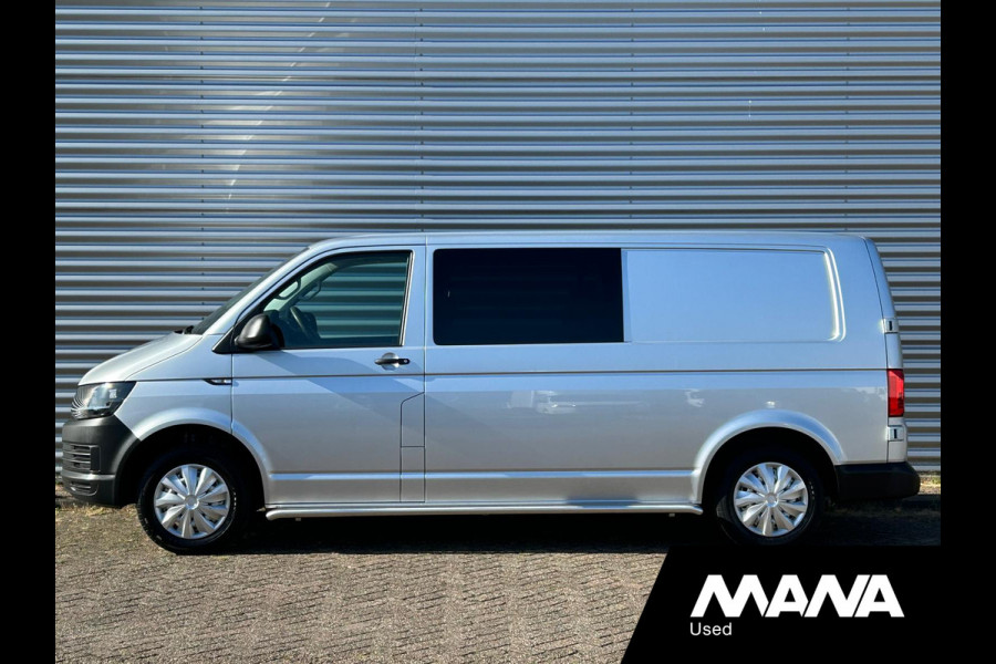 Volkswagen Transporter 2.0TDI L2H1 DC 5 Zits Trekhaak Airco Cruise control Sidebars