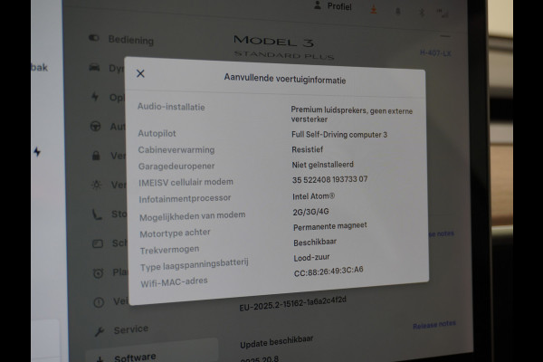 Tesla Model 3 RWD SR+ 60kWh 325PK TREKHAAK FSD 3-Computer 18" AutoPilot Leder PanoDak Adaptive-Cruise Lmv Camera's Elektr.-Stuur+Stoelen+Spieg Navi LED Comfortstoelen ACC DAB Voorverwarmen interieur via App Keyless via Telefoonsleutel One-Pedal-Drive 1.000KG Trekgewicht! Origineel Nederlandse auto tot 11kw laden thuis! 1.584kg licht! Accu Garantie tot 29-06-2028/160.000km