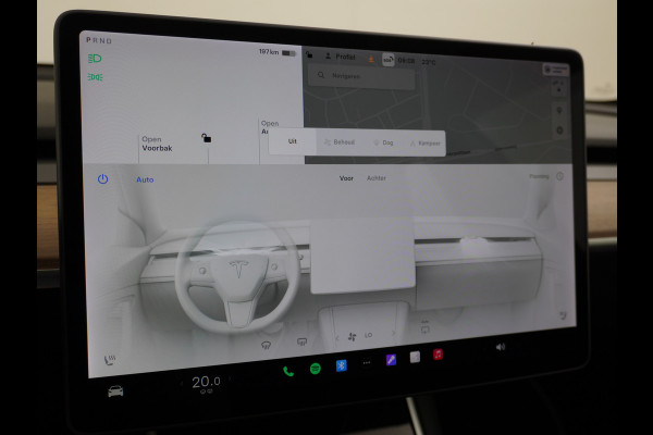 Tesla Model 3 RWD SR+ 60kWh 325PK TREKHAAK FSD 3-Computer 18" AutoPilot Leder PanoDak Adaptive-Cruise Lmv Camera's Elektr.-Stuur+Stoelen+Spieg Navi LED Comfortstoelen ACC DAB Voorverwarmen interieur via App Keyless via Telefoonsleutel One-Pedal-Drive 1.000KG Trekgewicht! Origineel Nederlandse auto tot 11kw laden thuis! 1.584kg licht! Accu Garantie tot 29-06-2028/160.000km