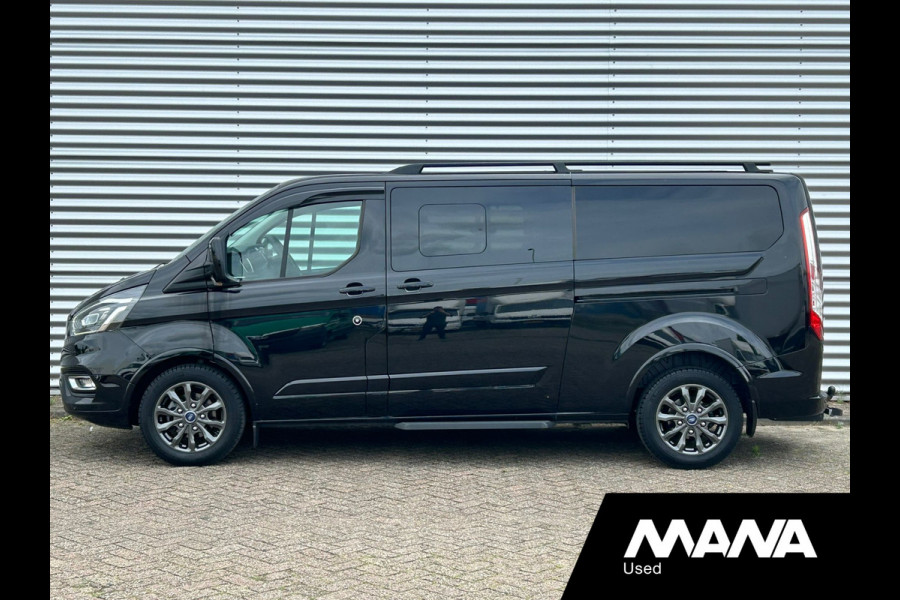 Ford Transit Custom Tourneo 320 2.0TDCI L2H1 185PK DC automaat Leer Trekhaak 2x Schuifdeur