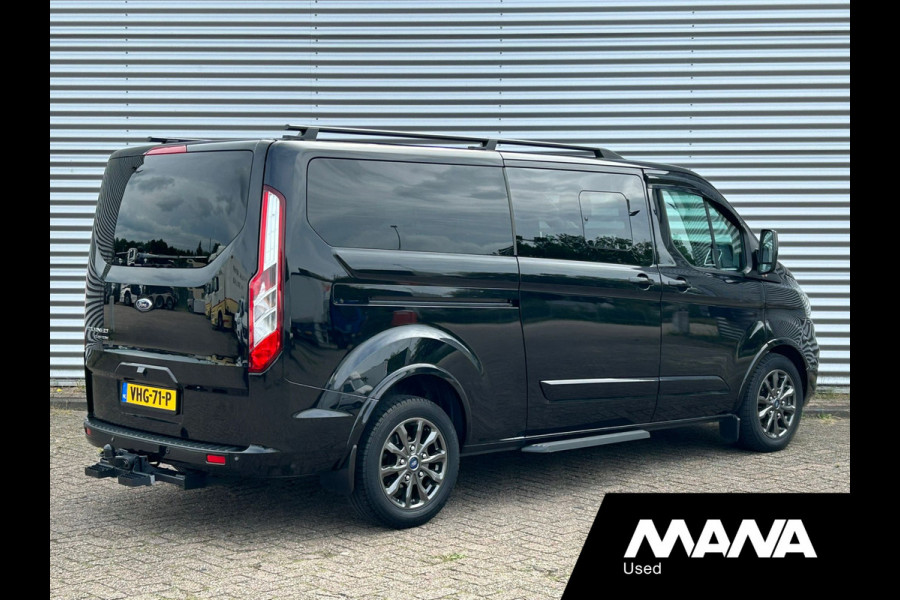 Ford Transit Custom Tourneo 320 2.0TDCI L2H1 185PK DC automaat Leer Trekhaak 2x Schuifdeur