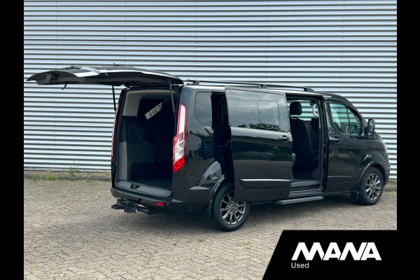 Ford Transit Custom Tourneo 320 2.0TDCI L2H1 185PK DC automaat Leer Trekhaak 2x Schuifdeur