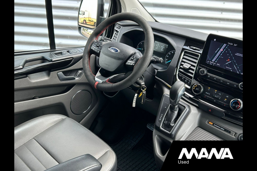 Ford Transit Custom Tourneo 320 2.0TDCI L2H1 185PK DC automaat Leer Trekhaak 2x Schuifdeur