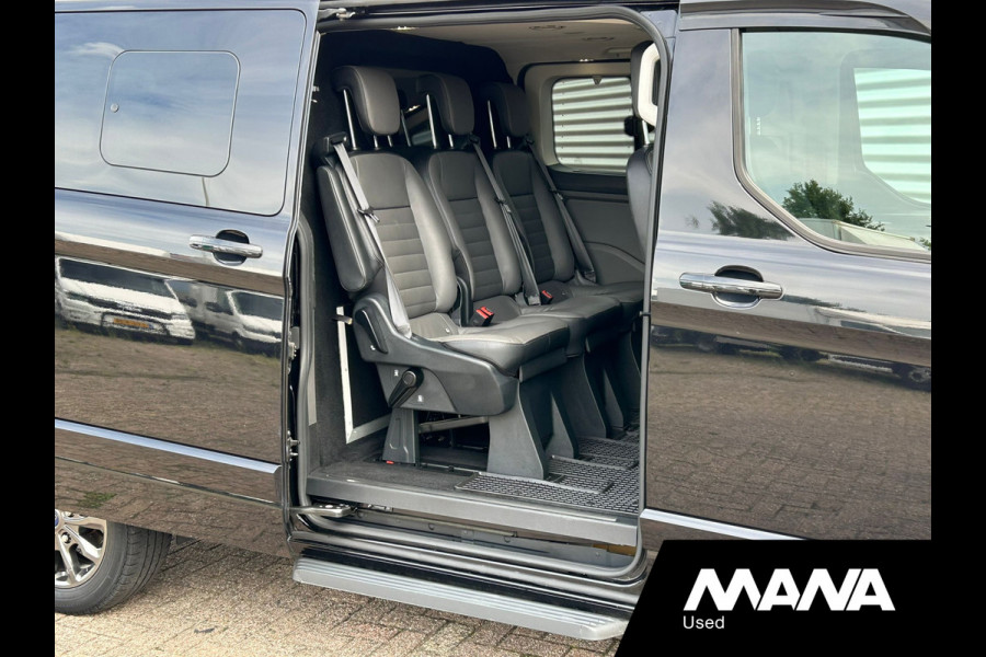 Ford Transit Custom Tourneo 320 2.0TDCI L2H1 185PK DC automaat Leer Trekhaak 2x Schuifdeur