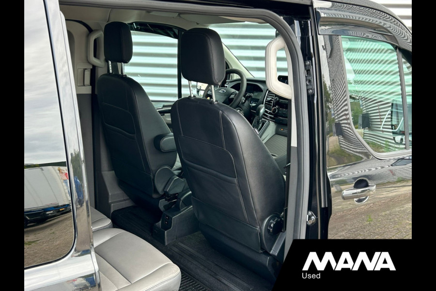 Ford Transit Custom Tourneo 320 2.0TDCI L2H1 185PK DC automaat Leer Trekhaak 2x Schuifdeur
