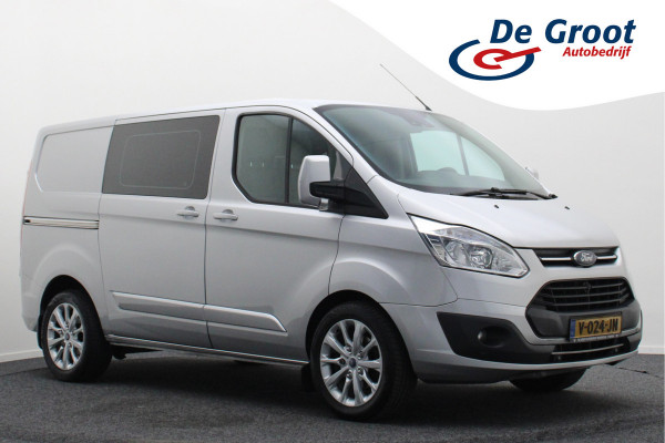 Ford Transit Custom 340 2.0 TDCI L1H1 Limited Automaat Xenon, Elektr. Stoel, Camera, Navigatie, Stoelverw., Trekhaak, 18"