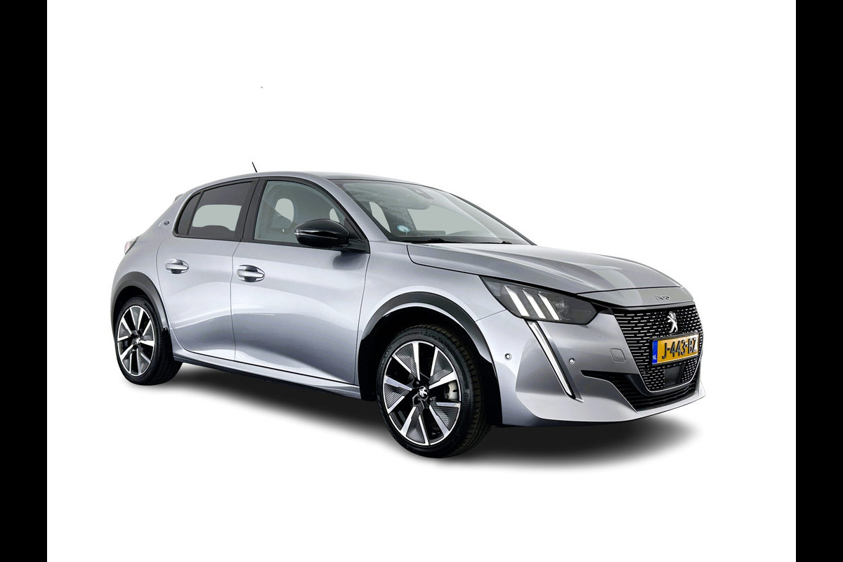 Peugeot e-208 EV GT-Line 350 50 kWh (INCL-BTW) *PANO | FULL-LED | DIGI-COCKPIT | BLINDSPOT | CAMERA | LEATHER-ALCANTARA | AMBIENT-LIGHT | NAVI-FULLMAP | LANE-ASSIST | KEYLESS | DAB | CCS-FASTLOADER | HEATED-SPORTSEATS | 17"ALU