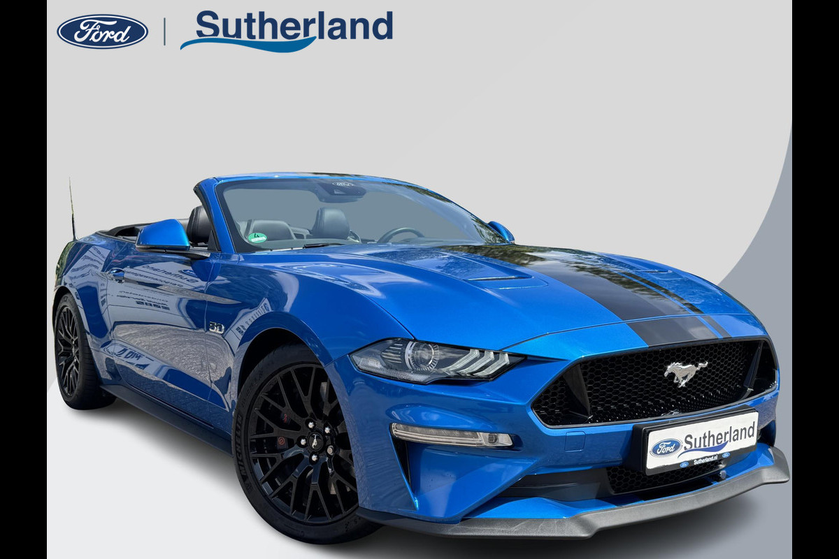 Ford Mustang Convertible 5.0 V8 GT | 450pk | 7.500KM! | Volledig Dealer onderhouden EU versie (zie papieren) | Adaptive cruise control | Bang&Olufsen | Achteruitrijcamera Ford Mustang Convertible 5.0 V8 GT | 450pk | 7.500KM! | Volledig Dealer onderhouden EU versie (zie papieren) | Adaptive cruise control | Bang&Olufsen | Achteruitrijcamera