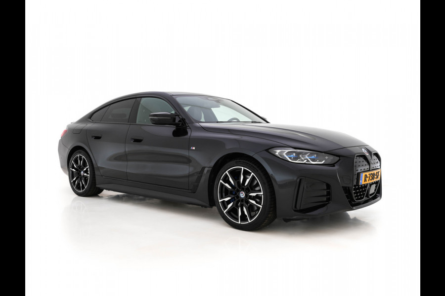 BMW i4 M50 High Executive 84 kWh M-Sportpack [ 3-Fase ] (INCL.BTW) Aut. *HEAD-UP | LUXURY-LEATHER | LASER-LIGHT | ADAPTIVE-CRUISE | HARMAN/KARDON | TOP-VIEW | SPORTSEATS | BLIND-SPOT | WIDE-SCREEN | KEYLESS | DAB+ | NAVI-FULLMAP | 19''ALU | TOWBAR