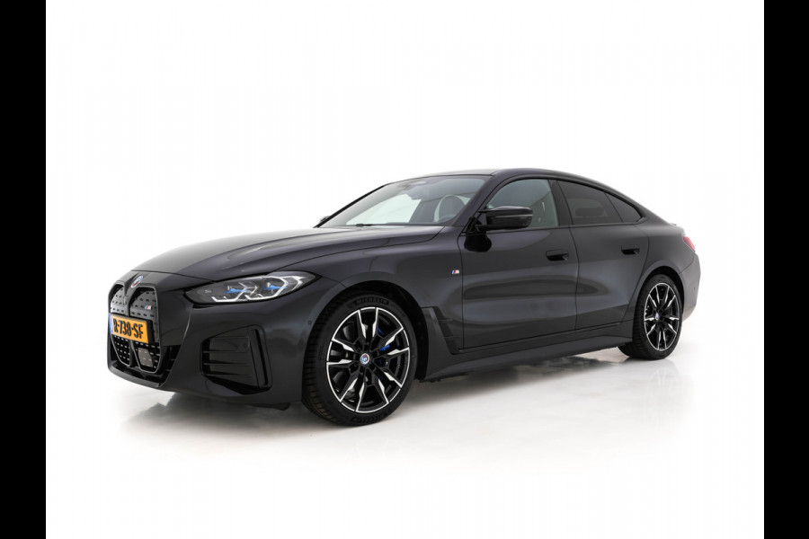 BMW i4 M50 High Executive 84 kWh M-Sportpack [ 3-Fase ] (INCL.BTW) Aut. *HEAD-UP | LUXURY-LEATHER | LASER-LIGHT | ADAPTIVE-CRUISE | HARMAN/KARDON | TOP-VIEW | SPORTSEATS | BLIND-SPOT | WIDE-SCREEN | KEYLESS | DAB+ | NAVI-FULLMAP | 19''ALU | TOWBAR