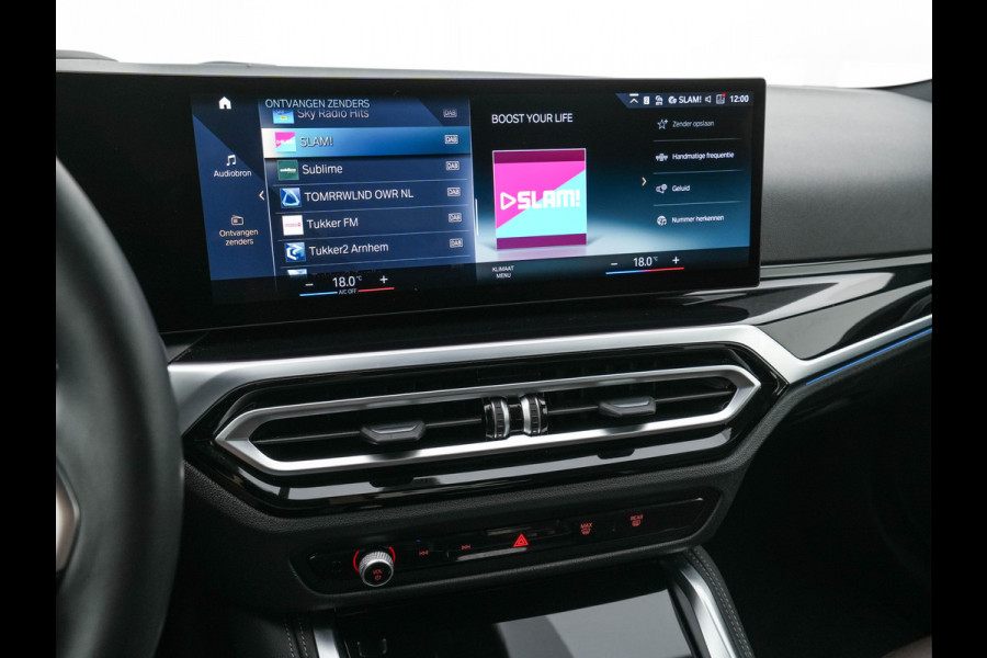 BMW i4 M50 High Executive 84 kWh M-Sportpack [ 3-Fase ] (INCL.BTW) Aut. *HEAD-UP | LUXURY-LEATHER | LASER-LIGHT | ADAPTIVE-CRUISE | HARMAN/KARDON | TOP-VIEW | SPORTSEATS | BLIND-SPOT | WIDE-SCREEN | KEYLESS | DAB+ | NAVI-FULLMAP | 19''ALU | TOWBAR