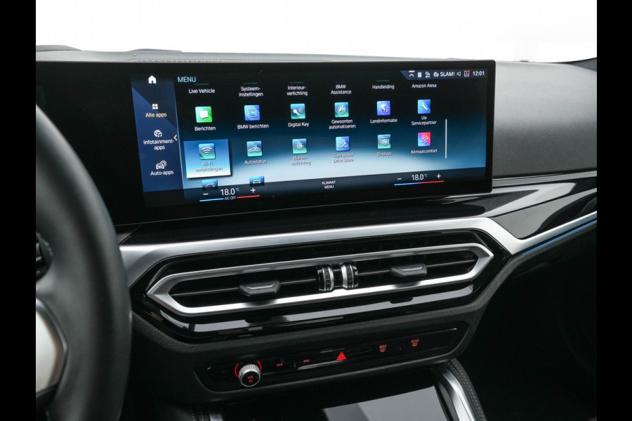 BMW i4 M50 High Executive 84 kWh M-Sportpack [ 3-Fase ] (INCL.BTW) Aut. *HEAD-UP | LUXURY-LEATHER | LASER-LIGHT | ADAPTIVE-CRUISE | HARMAN/KARDON | TOP-VIEW | SPORTSEATS | BLIND-SPOT | WIDE-SCREEN | KEYLESS | DAB+ | NAVI-FULLMAP | 19''ALU | TOWBAR