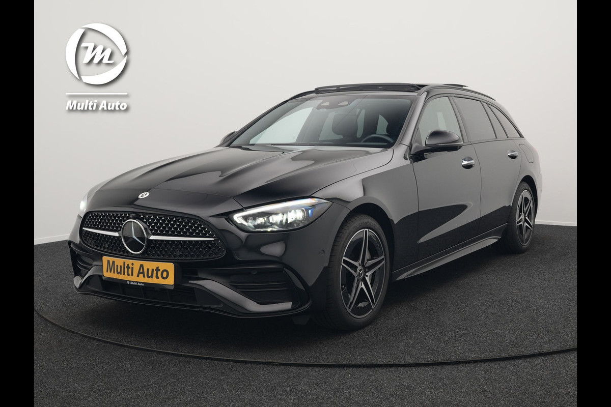 Mercedes-Benz C-Klasse Estate 300 e AMG Line Plug In Hybrid 320pk Dealer O.H NIEUW MODEL PHEV | Panodak | 360 Camera | Adaptive Cruise | Lederen Sportstoelen Massage & Memory | Sfeerverlichting | Keyless | Navigatie | Virtual | DAB | Mercedes-Benz C-Klasse Estate 300 e AMG Line Plug In Hybrid 320pk Dealer O.H NIEUW MODEL PHEV | Panodak | 360 Camera | Adaptive Cruise | Lederen Sportstoelen Massage & Memory | Sfeerverlichting | Keyless | Navigatie | Virtual | DAB |