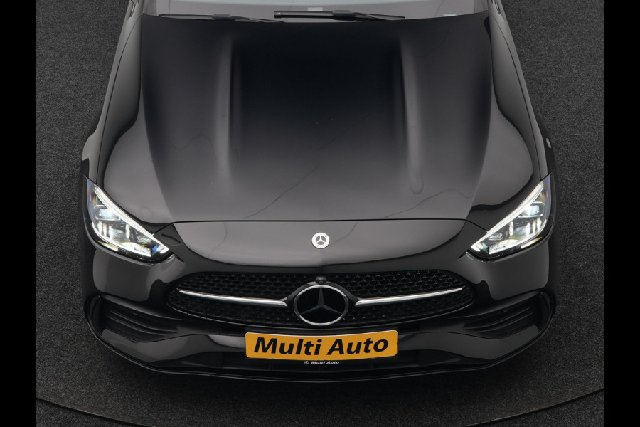 Mercedes-Benz C-Klasse Estate 300 e AMG Line Plug In Hybrid 320pk Dealer O.H NIEUW MODEL PHEV | Panodak | 360 Camera | Adaptive Cruise | Lederen Sportstoelen Massage & Memory | Sfeerverlichting | Keyless | Navigatie | Virtual | DAB |