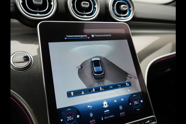 Mercedes-Benz C-Klasse Estate 300 e AMG Line Plug In Hybrid 320pk Dealer O.H NIEUW MODEL PHEV | Panodak | 360 Camera | Adaptive Cruise | Lederen Sportstoelen Massage & Memory | Sfeerverlichting | Keyless | Navigatie | Virtual | DAB |