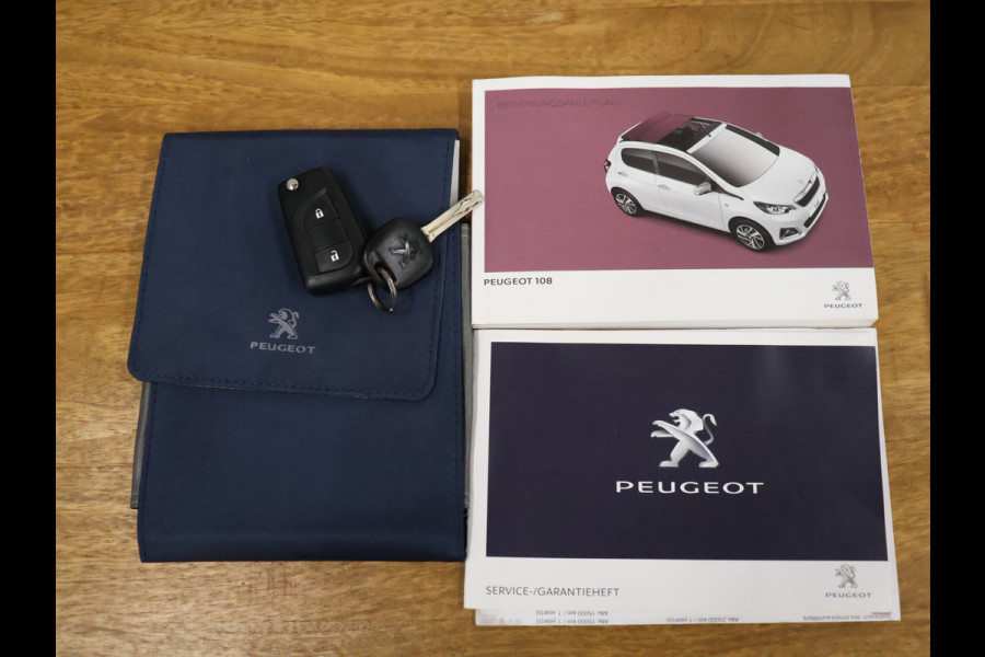 Peugeot 108 1.2 Puretech Allure CABRIO [CRUISE CONTROL, GROOT SCHERM, BLUETOOTH, CLIMATE CONTROL, NIEUWSTAAT]