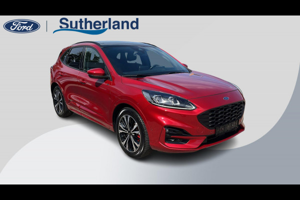 Ford Kuga 2.5 PHEV ST-Line X | Full options | Weg/Uitklapbare Trekhaak (Elektrisch bedienbaar) | Elektrisch glazen panorama-dak | Adaptive cruise control | Winter Pack | Dodehoeksensoren | Bang&Olufsen | Head up Display | Adaptive LED | 19 inch lichtmetalen velgen met rode remklauwen | Elektrische achterklep