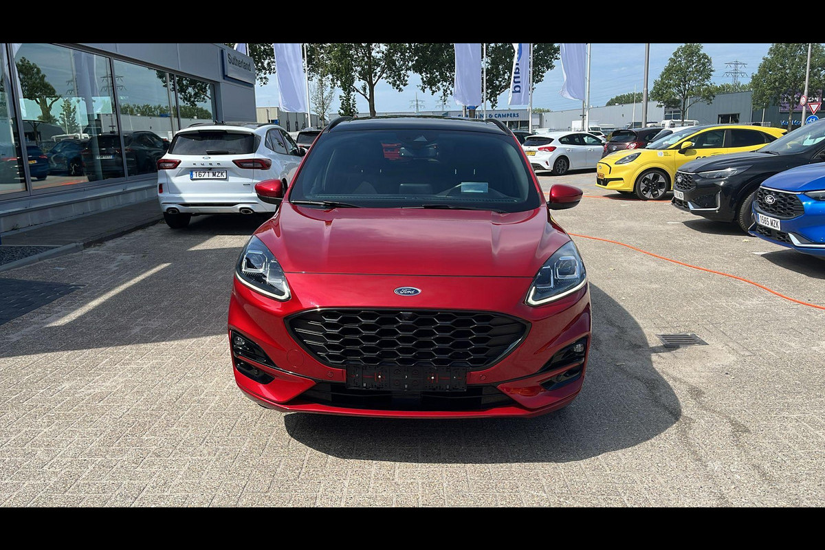 Ford Kuga 2.5 PHEV ST-Line X | Full options | Weg/Uitklapbare Trekhaak (Elektrisch bedienbaar) | Elektrisch glazen panorama-dak | Adaptive cruise control | Winter Pack | Dodehoeksensoren | Bang&Olufsen | Head up Display | Adaptive LED | 19 inch lichtmetalen velgen met rode remklauwen | Elektrische achterklep Ford Kuga 2.5 PHEV ST-Line X | Full options | Weg/Uitklapbare Trekhaak (Elektrisch bedienbaar) | Elektrisch glazen panorama-dak | Adaptive cruise control | Winter Pack | Dodehoeksensoren | Bang&Olufsen | Head up Display | Adaptive LED | 19 inch lichtmetalen velgen met rode remklauwen | Elektrische achterklep