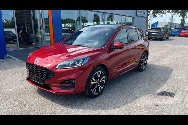 Ford Kuga 2.5 PHEV ST-Line X | Full options | Weg/Uitklapbare Trekhaak (Elektrisch bedienbaar) | Elektrisch glazen panorama-dak | Adaptive cruise control | Winter Pack | Dodehoeksensoren | Bang&Olufsen | Head up Display | Adaptive LED | 19 inch lichtmetalen velgen met rode remklauwen | Elektrische achterklep