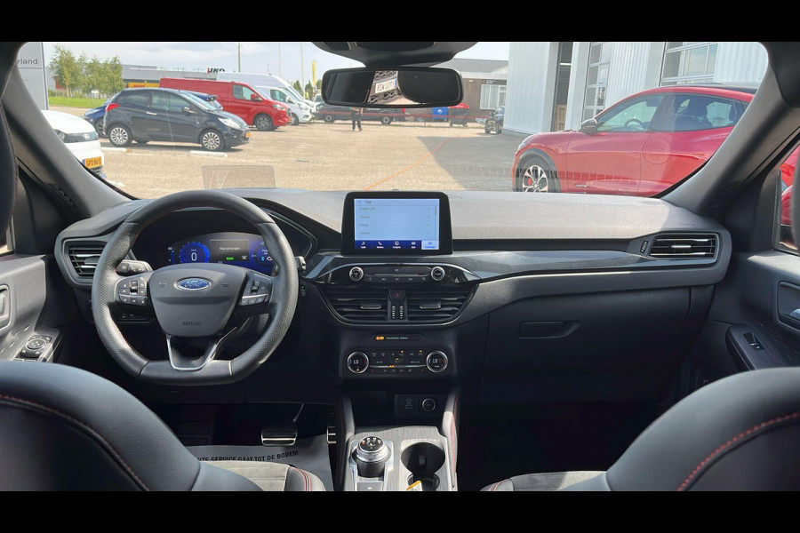 Ford Kuga 2.5 PHEV ST-Line X | Full options | Weg/Uitklapbare Trekhaak (Elektrisch bedienbaar) | Elektrisch glazen panorama-dak | Adaptive cruise control | Winter Pack | Dodehoeksensoren | Bang&Olufsen | Head up Display | Adaptive LED | 19 inch lichtmetalen velgen met rode remklauwen | Elektrische achterklep
