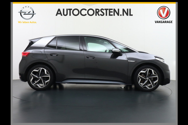 Volkswagen ID.3 58kWh 204PK 1st. First Plus Navi-Pro 19" Camera Trekhaak Apple Carplay Android Auto Matrix-LED Stoel-Stuurverwarming Adapt.Cruis Lmv Bluetooth Regensensor Rijstrooksensor Verkeersbord detectie Wifi Origineel Nederlandse Auto Nieuwprijs €43.675,-