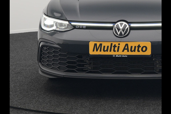 Volkswagen Golf GTE 245pk Plug In Hybrid Black Optic PHEV | Adaptive Cruise  | Camera | IQ Light | Sportstoelen Verwarmd | 18"L.M | Virtual | Apple Carplay | Sfeerverlichting | Keyless |