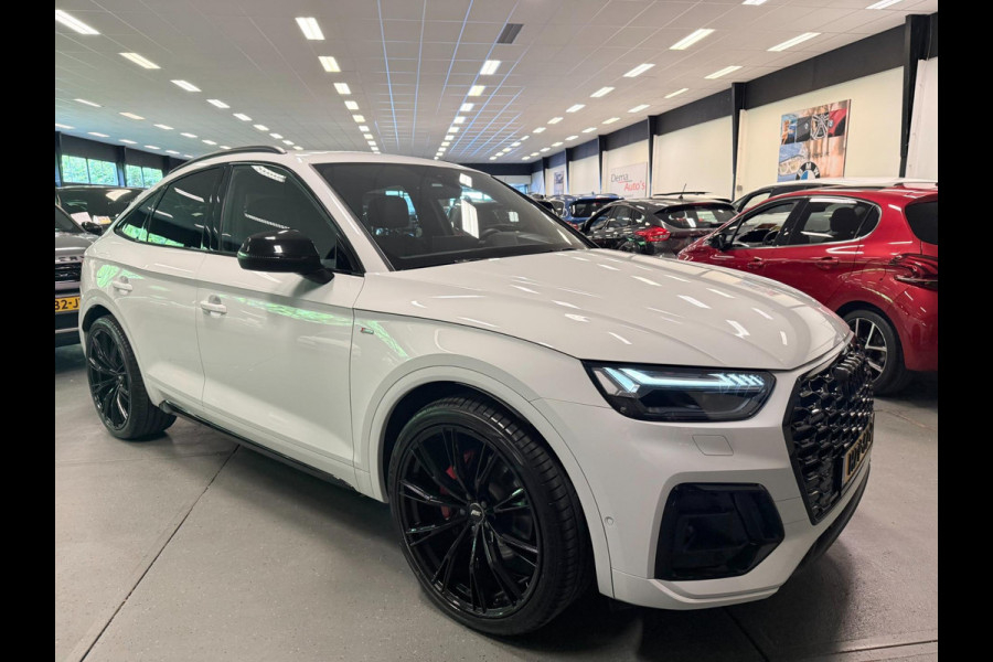 Audi Q5 Sportback 55 TFSI e SQ5 22'' BLACK-LINE 3XS-LINE RS-STOELEN 367PK NAVI/V-COCKPIT/DAB/CAM/H-UP/M-STOELEN/LED///