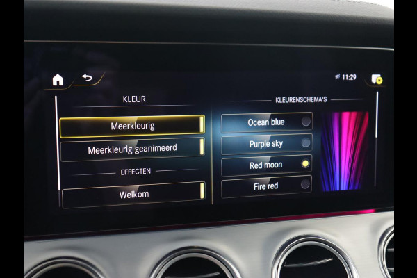 Mercedes-Benz E-Klasse 300e AMG | Panoramadak | Burmester | Head-Up | Adaptive cruise | Stoelverwarming | 360 Camera | Memory | Carplay | Matrix LED | Leder/Alcantara | Trekhaak | Widescreen | PHEV | Plug In