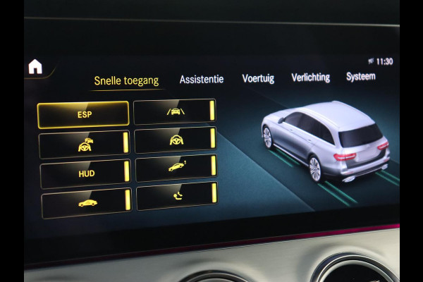 Mercedes-Benz E-Klasse 300e AMG | Panoramadak | Burmester | Head-Up | Adaptive cruise | Stoelverwarming | 360 Camera | Memory | Carplay | Matrix LED | Leder/Alcantara | Trekhaak | Widescreen | PHEV | Plug In