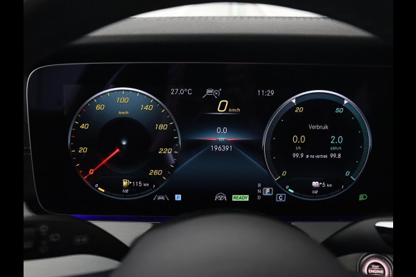 Mercedes-Benz E-Klasse 300e AMG | Panoramadak | Burmester | Head-Up | Adaptive cruise | Stoelverwarming | 360 Camera | Memory | Carplay | Matrix LED | Leder/Alcantara | Trekhaak | Widescreen | PHEV | Plug In