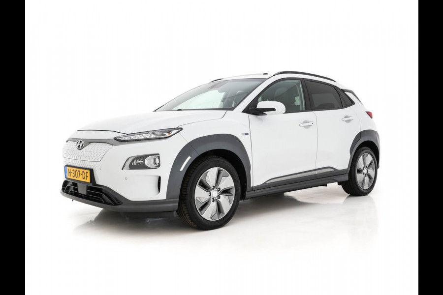 Hyundai Kona EV Premium 64 kWh (INCL-BTW) *PANO | FULL-LEATHER | KRELL-AUDIO | HEAD-UP | FULL-LED | NAVI-FULLMAP | DAB | ADAPT.CRUISE | KEYLESS | CAMERA | BLIND-SPOT | LANE-ASSIST | DIGI-COCKPIT | COMFORT-SEATS | 17''ALU*