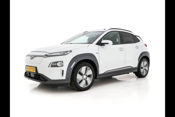 Hyundai Kona EV Premium 64 kWh (INCL-BTW) *PANO | FULL-LEATHER | KRELL-AUDIO | HEAD-UP | FULL-LED | NAVI-FULLMAP | DAB | ADAPT.CRUISE | KEYLESS | CAMERA | BLIND-SPOT | LANE-ASSIST | DIGI-COCKPIT | COMFORT-SEATS | 17''ALU*