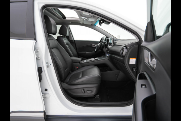 Hyundai Kona EV Premium 64 kWh (INCL-BTW) *PANO | FULL-LEATHER | KRELL-AUDIO | HEAD-UP | FULL-LED | NAVI-FULLMAP | DAB | ADAPT.CRUISE | KEYLESS | CAMERA | BLIND-SPOT | LANE-ASSIST | DIGI-COCKPIT | COMFORT-SEATS | 17''ALU*